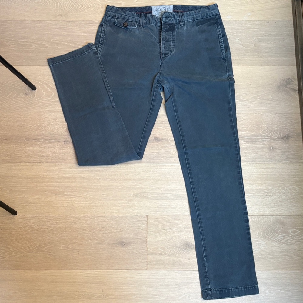 Jack Wills Men's Blue Chinos